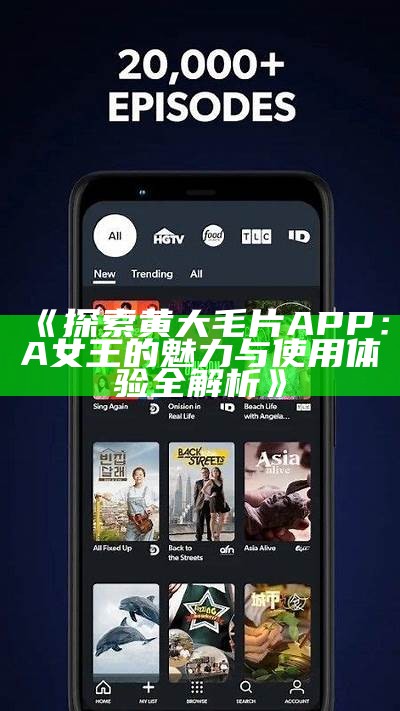 《探索黄大毛片APP：A女王的魅力与使用体验全解析》